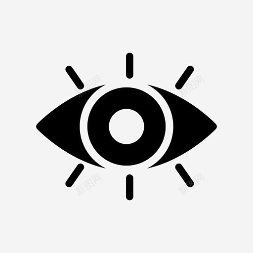 视图眼睛眼球图标 设计图片 免费下载 页面网页 平面电商 创意素材