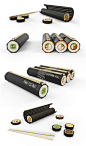 其中包括图片：Packaging For Sushi