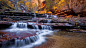 瀑布犹他州拱锡安国家公园 - 壁纸（#1441923）/ Wallbase.cc