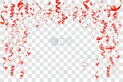 绘画插图,情人节,幸福,红色,透明,矢量,五彩纸屑,概念,庆祝,设计