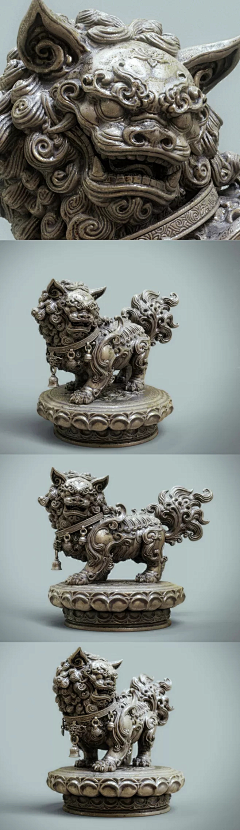 狻猊 神兽-花瓣网|陪你做生活的设计师