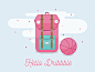 Hello Dribbble（其他还好，就是云朵有点太low了。。。）