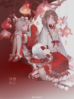 Deer鹿芐采集到插画