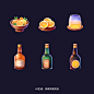 酒品AI-4，酒品icon，酒，关键词https://s.mj.run/RdsQkuEtUTo Icon set, game icon, wine category, cartoon, semi-realistic/vector, masterpiece, best quality, 4k, 8k --ar 1:1 --v 5 --q 5 
