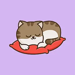 卡通可爱小猫咪插画矢量图设计素材