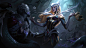 General 7680x4320 Coven Cassiopeia Cassiopeia (League of Legends) League of Legends Riot Games forest snake Medusa digital art 4K shadow dark