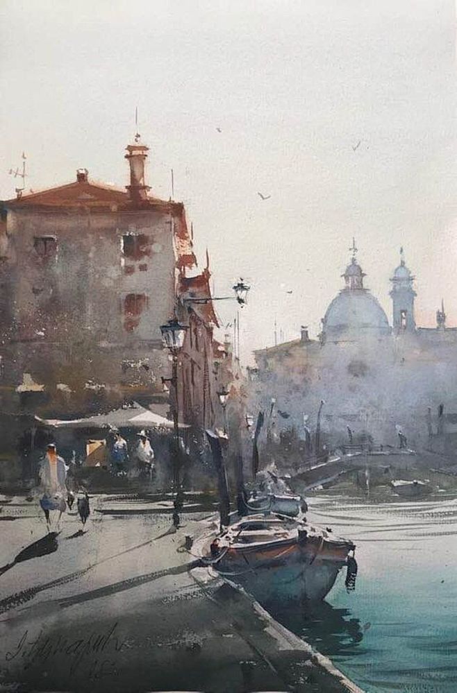 `Morning in Venice` ...