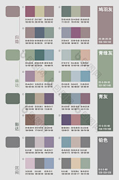 就是个搬砖的采集到色卡