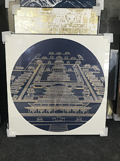 高级灰艺术品采集到实物画