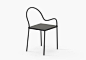 【“黑与白”的系列椅子】
日本设计师Nendo这两年在米兰展中可以说是炙手可热，已有取代Philippe Starck 和 Marcel Wanders 成为米兰展中最被追捧的设计师的趋势。他今年的参展作品是一组名为“黑与白”的系列，包括家具，家饰和灯饰，整个系列简洁明快，注重实用性，抛弃了所有与物品本身无关的附加元素。