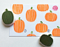 pumpkin rubber stamp. hand carved stamp. vegetable farm garden stamp. diy halloween thanksgiving scrapbooking. autumn crafts. choose one