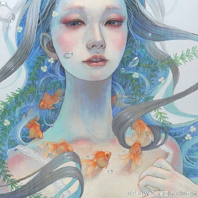 这些油画都太有仙气了，美得不要不要的！出...
