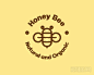 Honey bee蜜蜂logo设计欣赏