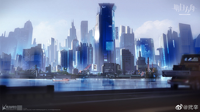 两年前给#明日方舟[超话]# 画的一些背...