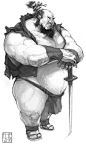 [转载]超强日本插画家falcoon的单色作品
