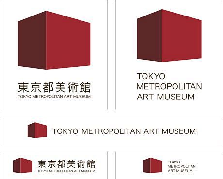LOGO-东京都美术馆-极简logo-几...