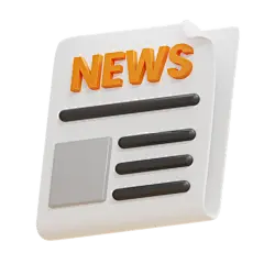Newspaper 3D Icon