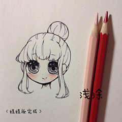 白小诺采集到手绘