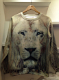 欧美 大牌风格套头卫衣 G*venchy2013新款狮子立体印花高清版本-淘宝网