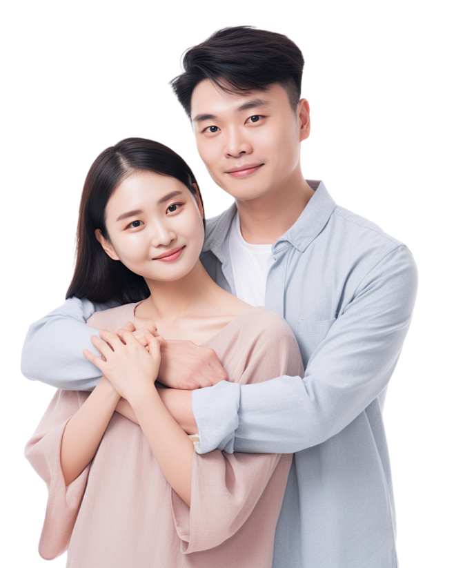 13077033536_A_young_Asian_couple_hugging_each_other_sweet_pure