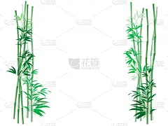 竹灌木丛背景