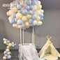 新款ins马卡龙气球糖果色系气球套球婚房布置生日派对装饰用品