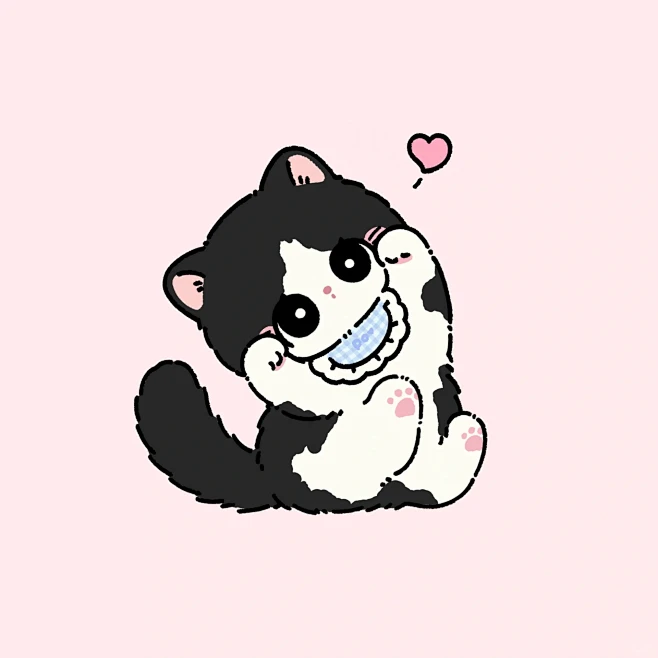 歪头小猫
