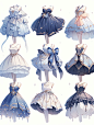 小礼服穿搭素材｜服装展示