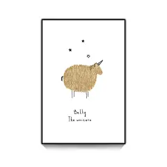 一若北欧儿童房装饰画卡通动物卧室墙画创意宜家客厅壁画床头挂画-tmall.com天猫