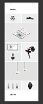 Nerduck - Minimal and Creative Portfolio Website on Behance: 