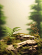  midjourney 生成背景AI摄影 森系场景 - 小红书