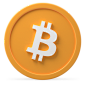 Bitcoin_front_glossy_s - 30款虚拟数字货币立体3D图标 Crypto 3D Pack