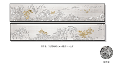 高级灰艺术品采集到丝绢底肌理画
