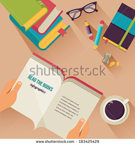 Reading books deskto...