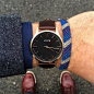 The 40 - Rose Gold/Brown Leather : High quality MVMT Watch product