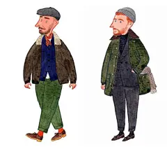 插画达人mr.slowboy的流行男生穿着服饰插画