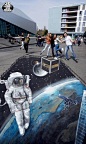 Joe Hill Art - 3D Pavement Art: 