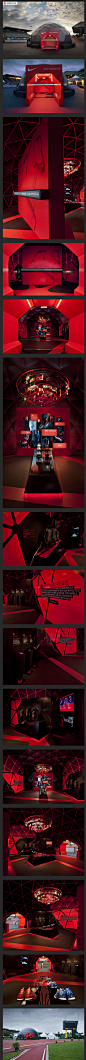 NIKE 菱半球体红色展馆设计[15P]-空间设计
