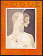 Vogue, 1926  Artist: Eduardo Garcia Benito  Benito did a number of Art Deco style covers for Vogue in the 1920′s.: 