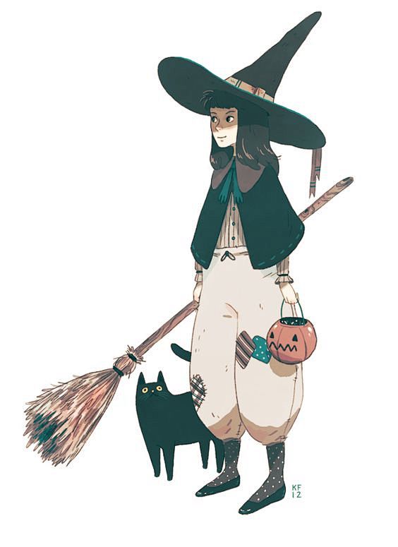 凯莉韦尔：小巫婆和她的猫