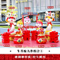 2025蛇年元旦新年春节卡通生肖蛇雕塑玻璃钢广场贺岁吉祥物大摆件-淘宝网