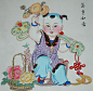喜气洋洋的中国传统年画