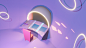 3D Render blender 3d modeling design