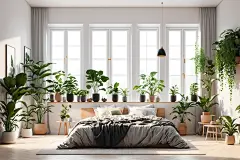 创意卧室设计图片摄影图