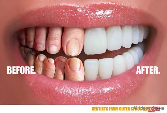 八戒分享一则创意牙齿广告《重口味》 - ...