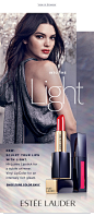 Estee Lauder - Pure Color Envy Web ad : Modify the layout and text Language from English to Italian so that this web ad could be used for marketing their new lipstick in Italy. Ad also needed additional information to include and promotional offer at the 