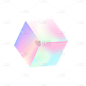 酸性风贴纸-正方体