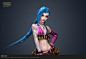 League of Legends: Wild Rift-Jinx - Modeling & Texturing 金克丝