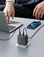 Amazon.com: UGREEN 100W USB C Multiport Charger - 4-Port USB Charging Station GaN Fast Charger Power Adapter Compatible for MacBook Pro/Air, Dell XPS, iPad Pro, Galaxy S21/S20, iPhone 12/12 Pro, Pixel, and More : Cell Phones & Accessories