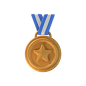 Bronze Medal 3D Icon